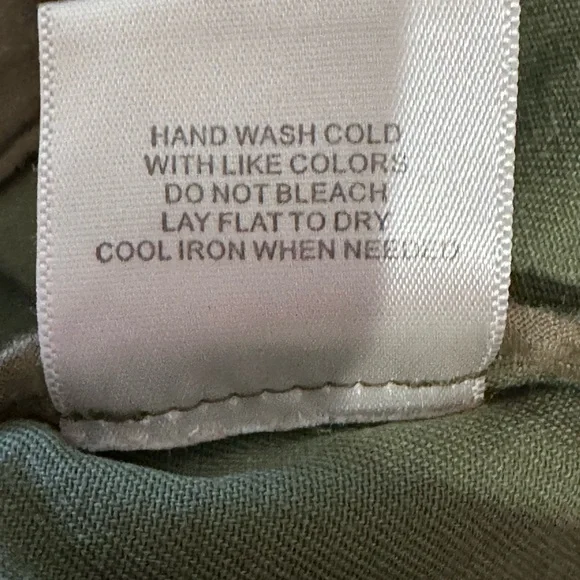 Modcloth Olive/ Army Green Utility Jacket with Patterned Accents Tag Size Medium - Picture 10 of 15